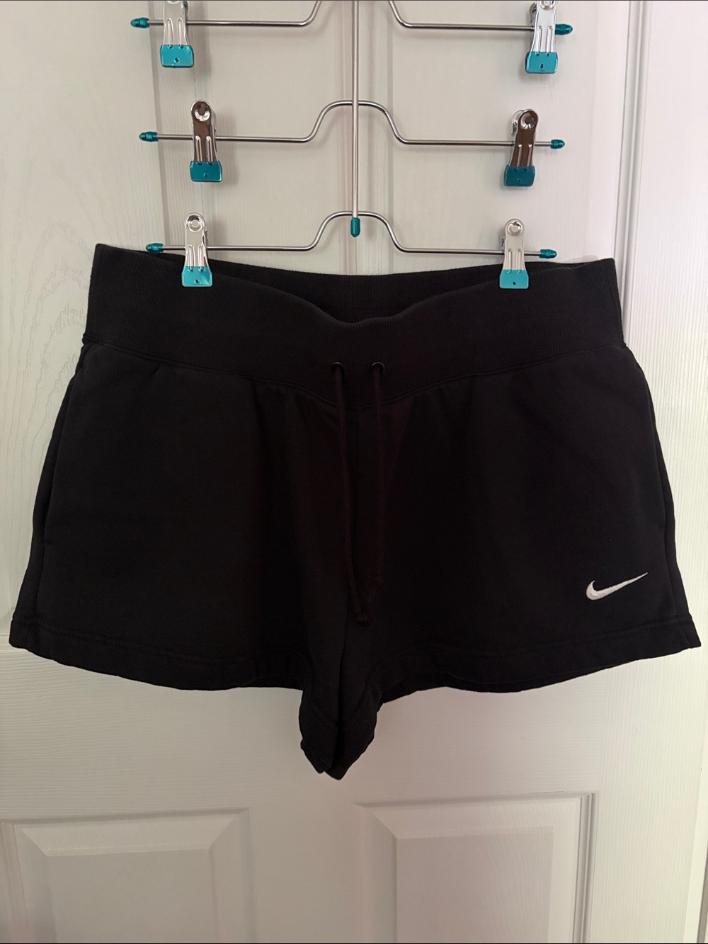 Nike Women’s Tan and Black Athletic Shorts - Picture 2 of 7